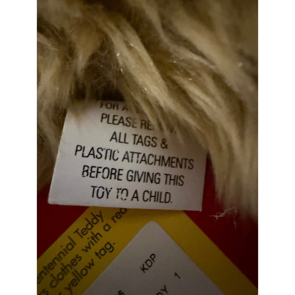 Build-A-Bear Centennial Teddy Bear 1999 CollectiBears Series 1 Plush with Tags - Picture 6 of 13